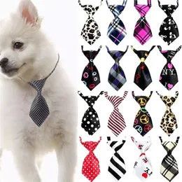 50 100 PCS Lot Mix Renkler Pet Kedi Köpek Tie Puppy Tımar Ürünleri Ayarlanabilir Tavşan Yay Aksesuarları Bowtie Malzemeleri LJ201006