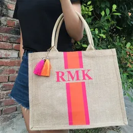 Borsa tote in tela personalizzata Festa della mamma amica anni Regali di Natale Matrimonio Sposa futura damigella d'onore regalo per la fidanzata 220704