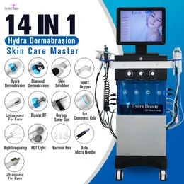 14 في 1 سبا هيدرا الجلد الجلد الماس البشرة الظهارة الحيوية microcurrent microdermargan