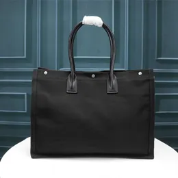 59929 luxurys 디자이너 여성 클래식 브랜드 어깨 가방 핸드백 가죽 레이디 Rlve Gauche 토트 백 캔버스 패션 가방 크로스 바디