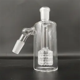 45 degress 14mm Matrix Perc Glass Glass Ashcatcher do głowy Bongs Ash Catcher Dab Rigs Bong Bubbler Dymanie Akcesoria do palenia