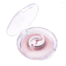 False Eyelashes 2pcs/box Self-adhesive Natural Curly Thick Wispy 3 Seconds To Wear Glue-free Reusable 3D Mink Fake Gera22