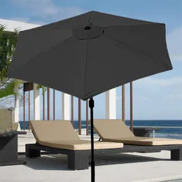 Ormano in tessuto Sun Shade Patio Umbrella Sostituzione Servizio da giardino da giardino 3 metri 6 Outdoor osseo 220606