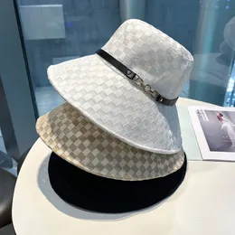 New Women's Summer Mesh Mesh respirável Fisherman Hat Big Brim Blat Top Protele solar chapéu de praia ao ar livre Fashion Sun Hat Hat Hat