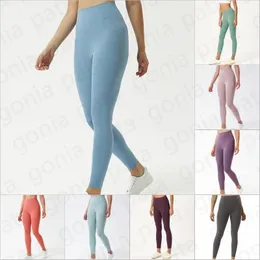 Fitness Athletic Solid Yoga Pants Womens Leggings Girls High Waist Running Outfits Woman Sports Legging Ladies Pants Workout