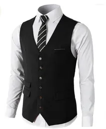 Gilet da uomo Smoking dello sposo Groomsmen Suit Vest Custom Made Slim Fit Uomo Abiti da sposa Gilet da sposoMen's Phin22