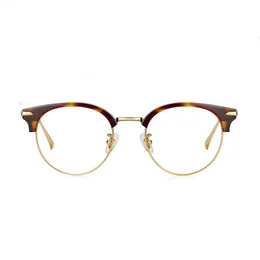 Óculos de sol da moda enquadramentos de óculos de titânio puro acetato homens homens óculos gafas myopia yeeglasses Oculos Optical Retro Design