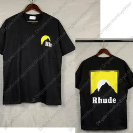 Shirt Designer T-Shirt gut verkaufen Übergröße Männer Frauen Neuer Stil Moto Sport Rhude T-Shirt Hohe Qualität 001