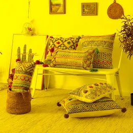 Poduszka/dekoracyjna poduszka ręcznie tkana wcierająca haftowana sofa Poduszka Czech Nowoczesna minimalistyczna poduszki