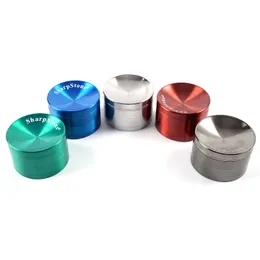Wholesale Concave Herb Grinders With Logo Smoking Accessories Multi Colors 4 Layers 4 Specifications For Glass Bongs Zinc Alloy 5925