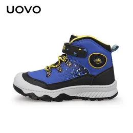 Water Repellent Outdoor Shoes UOVO Fashion Arrival Kids Boys Girls Sport Shoes Anti-slip Children Casual Sneakers Eur #30-38 LJ201203