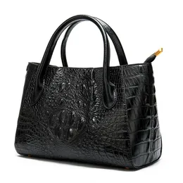 Evening Bags Luxury Top Grade Handbags For Women Genuine Leather Bolsos Crocodile Tote Bag Fashion Sac Women's Shoulder Designer Handbag