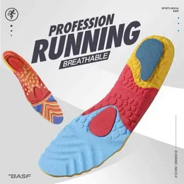 3Angni Novo Design Conforto Insoles Arco Apoio Sapato Pad Heel Choque Absorção para Mulheres Homens Esporte BASF PU Espuma Palmilhas 210402