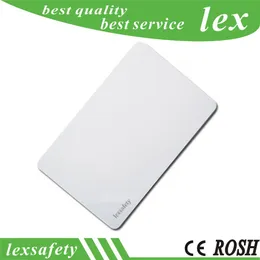Hight Quality Writable och Rewritable 100pcs / Lot EM4305 Blank ID-kort 125kHz Custom White ISO11785 tomma kort