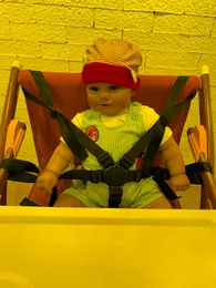 Accessori per parti di passeggino Imbracatura per sedia a dondolo Cintura di sicurezza a 5 punti per carrozzina alta per bambini Passeggino