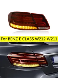 Car Rear Lights For W212 W211 LED Tail Light 2009-16 E200 E300 Reverse+ Brake+Stream Turn Signal Running Lamp