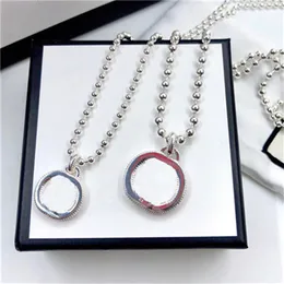 Simple Circle Pendant Necklaces Fashion Personality Unisex Trendy Necklace Small Ball Chain Creative Necklaces