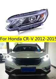 LED-Scheinwerfer für Honda CR-V 2012–15, Fernlicht, DRL-Blinker, Angel-Eye-Lampe