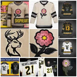 VipCeoC202 2022 Iowa Heartlanders Third ECHL Ice Hockey Jersey Custom Any Number And Name Mens Womens Youth Alll Stitched