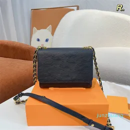 Tasarımcı -Kadın Crossbody Bag Moda Deri Zinciri Sling Sıradan Lady Omuz Çantası