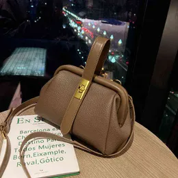 Bags high texture lychee pattern Handbag bag new personalized armpit Versatile Single Shoulder Messenger Bag 220530
