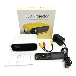 YG280 HD/USB/AV/Ses Arayüzü Taşınabilir Projeksiyon Ev Medya Video Oynatısı ile Yeni LED Mini Projektör