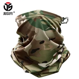 Magic Headband Multicam Camouflage taktyczne okłady szyi cieplejsza rurka twarz pokrywa chustka głowa rowerowa szalik rowerowy