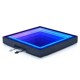 Najnowszy wystrój imprezy świątecznej 3D Mirror Neon Led Led Dance Floor na sprzedaż