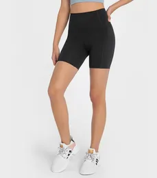 Yoga växter korta leggings med fickor för kvinnor tjej våren sommar t shorts sport gym bär träning sport joggare som kör höfter sweatpants s m l xl xxl blå