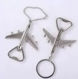 Airplane Opener Aircraft Keychain Beer Openers Plane Shape Beer Keyring Birthday Wedding Party Gift Keychains sxaug08