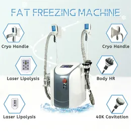 Säljer Cryolipolysis Fat Freezing Slimming Machine 2 Cryo Handtag Cool Body Sculpting Cryolipolysis Ultraljud Cavitation RF Lipolaser