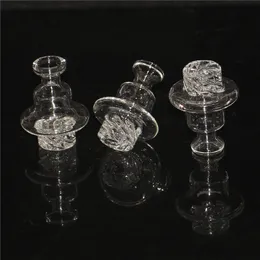 Fumo di UFO Glass Bubble Spinning Carb Caps per Flat Top Quartz Banger Nails Silicone Nettar Glass Dab Rigs