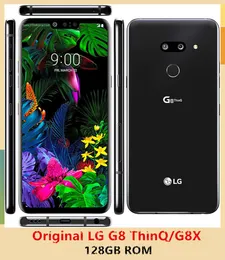 オリジナルのロック解除LG G8 Thinq G8X 4G LTE携帯電話G820N G820UM Android 10.0スマートフォン6GB RAM 128GB ROM 6.1デュアルカメラNFC携帯電話8PCS