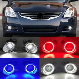 CAR ANGE Eye Fog Lampka przedniego zderzaka mgły mgły dla Nissana Qashqai Juke Micra Dualis Sunny Teana Rogue NV400 Sentra Wingroad