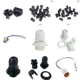 Lamp Holders & Bases Plastic Socket With Wire LED Light Bulb Holder Converter Adapter BS Material Base E12 /E10/E14/E27/T10Lamp