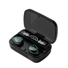 TWS M10 Wireless Bluetooth Earchphone 5.1 dousza douszna wuszna 9D stereo sportowy wodoodporny zestaw słuchawkowy HiFi Wyświetlacz LED