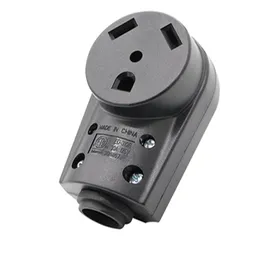 Alla terränghjul delar ersättning plug kvinnlig 30a 125v US Style RV (svart)