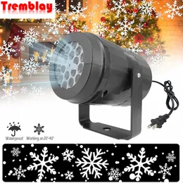 LED-Bühnenlichter, LED-Schneeflockenlicht, weißer Schneesturm-Projektor, Weihnachtsatmosphäre, Urlaub, Familienfeier, besondere Lampe