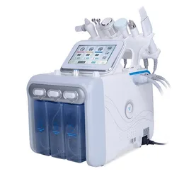 Bärbar 6 i 1 H2 O2 Hydro Dermabrasion Facional /Diamond Hydra Microdermabrasion Peel Machine