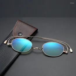 نظارة شمسية Blu Light Forting Paper Portable Ova Glasses Luxury Reading 0.75 1 1.25 1.5 1.75 2 2.25 2.75 3 3.25to 4Sunglasses