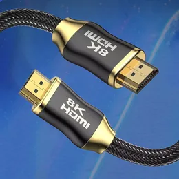 8k kabel 6ft, 120Hz 60Hz HDMI 2.1 48Gbps Projector PS4 PS5 TV -kabel Audio -sladd för Xiaomi Xbox Splitter Switch