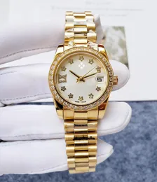 Relógio de luxo designer conjunto de diamante relógio feminino 31mm safira automático mecânico de alta qualidade pulseira de aço inoxidável relógios para presente masculino meninas
