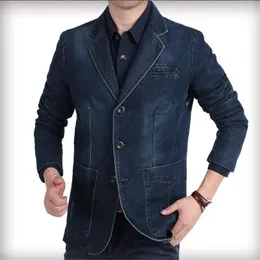 Herrdräkter blazers män blazer masculino jacka smal passform avslappnad höst vinterdräkt mode storlek xxl xxxl a32921