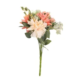 Decorative Flowers & Wreaths Simulation Dahlia Adorn Faux Flower Ornament Artificial Prop Fake