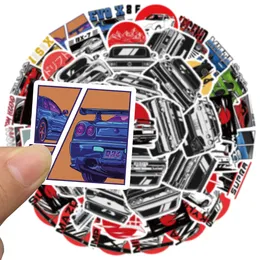 50PCS Car Stickers JDM Japanese racing For Skateboard Baby Scrapbooking Pencil Case Diary Phone Laptop Planner Decoration Book Album Kids Toys DIY Decals