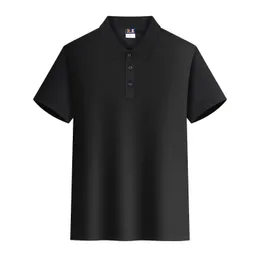 Herren-Polohemden, Sommer-Herrenhemden, hochwertiges individuelles Logo, einfarbig, kurzärmelig, Revers-Top, professionelles Team-Design, Golf-Druck, für Herren