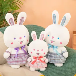 Doll New Rabbit Doll Plush Toy Creative Cartoon Skirt Skirt Cain Cain Rabbits Doll لإرضاء دمى الخرقة