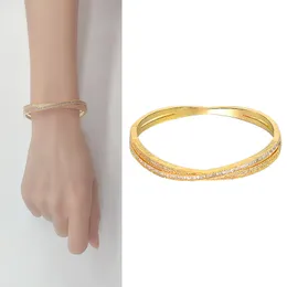 2022 pulseiras manuais para mulheres pulso moderno meio círculo diamante pulgle de luxo designer meninas acessórios de Natal presentes de cobre feminino metal stones naturais pulseiras