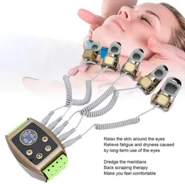 RF معدات العناية بالبشرة المحمولة الجمال المضاد للأشعة تحت الحمراء EMS RF Dister Diamond Golden Face Massager