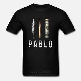 Män T Shirt Pablo Escobar Bomull Sommar Mode T-shirt Euro Storlek